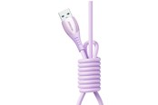 USB kabel - Joyroom S-A59 Vibrant Series 3A USB-A - USB-C Cable 1.2m - Purple - S-A59 A-C 3A 1.2m purple