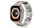 Smartwatch - Tilbehør - Tech-Protect Line Bracelet for Apple Watch 4 / 5 / 6 / 7 / 8 / 9 / SE / Ultra 1 / 2 (42 / 44 / 45 / 49 mm) - Titanium Orange - 5906203697311