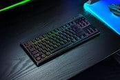Tastatur - Razer BlackWidow V4 Low-Profile TKL HyperSpeed - Green Mechanical - Gaming Tastatur - Uden Numpad - Amerikansk engelsk - Sort - RZ03-05450500-R3M1