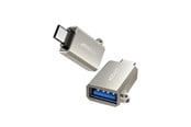USB kabel - Joyroom S-H151 USB-C (male) / USB-A (female) Adapter with Lanyard Eyelet - Silver - S-H151_Pearl_Nickel