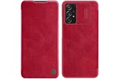 Mobil - Covers & Cases - Nillkin Qin Leather Holster Case for Samsung Galaxy A73 Red - 6902048237674