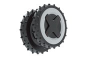 Robotplæneklipper - Roborock Rough Terrain Wheels for RockNeo Q-Series - Dark Grey - 100003342