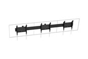 Vægbeslag, AV-Beslag & AV-Møbler - Vision mounting kit - for 3 flat panels - landscape - powder coated matte black - Maks 120 kg - Maks størrelse 43" - VFM-MNU/L3X43