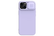 Mobil - Covers & Cases - Nillkin CamShield Silky Silicone Case iPhone 14 Plus Case Cover with Camera Cover Purple - 6902048249325