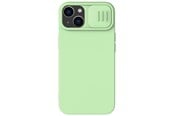 Mobil - Covers & Cases - Nillkin CamShield Magnetic Silicone Case iPhone 14 Plus Magnetic MagSafe Case with Camera Cover Green - 6902048249479