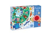 Puslespil - Jumbo Goula Puzzle XXL Discover Animals - 25 pcs. Floor - 53177
