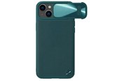 Mobil - Covers & Cases - Nillkin CamShield Leather S Case iPhone 14 Plus Case Cover with Camera Cover Green - 6902048249738