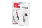 Mus - MODECOM MC-M9.1 - Mus - Optisk - 4 knapper - Hvid - M-MC-00M9.1-200