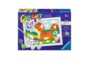 Kreativt Legetøj - Ravensburger CreArt Paint by Numbers - Cat with Butterfly - 120232506