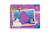 Kreativt Legetøj - Ravensburger CreArt Paint by Numbers - Octopus (Neon) - 120232575