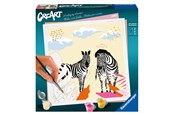 Kreativt Legetøj - Ravensburger Paint by Numbers - Zebra - 236664