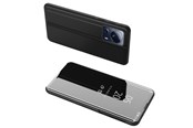 Mobil - Covers & Cases - Hurtel Clear View Case Cover for Xiaomi 13 Lite Cover with a Flap Black - 5907769354090