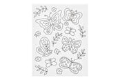 Kreativt Legetøj - Creativ Company Painting canvas with print butterflies - 24x30cm - 257234