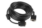 Skærmkabel - Lanberg - VGA cable - HD-15 (VGA) to HD-15 (VGA) - 10 m - CA-VGAC-10CC-0100-B