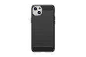 Mobil - Covers & Cases - Hurtel Flexible Carbon Pattern Case for iPhone 15 Plus Carbon Case - Black - 5907769356469