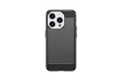 Mobil - Covers & Cases - Hurtel Flexible Carbon Pattern Case for iPhone 15 Pro Carbon Case - Black - 5907769356483