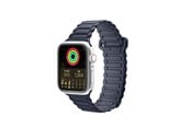 Smartwatch - Tilbehør - Dux Ducis  Strap (Armor Version) Strap Apple Watch Ultra SE 9 8 7 6 5 4 3 2 1 (49 45 44 42 mm) Silicone Magnetic Band Bracelet Blue - 6934913035450