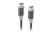 USB kabel - SBS TECABLETCC20BK USB-C Cable - USB-C 25W Power Delivery 1.5m - Gray - TECABLETCC20BK
