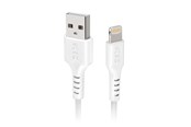 USB kabel - SBS TECABLEUSBIP589W USB-A - Lightning Cable - White - TECABLEUSBIP589W