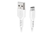 USB kabel - SBS TECABLEMICROC15W USB-A - USB-C Cable 1.5m - White - TECABLEMICROC15W