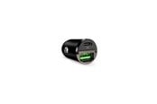 Mobil - Adaptere & Opladere - Puro Mini 30W Power Delivery USB-C USB-A Car Charger - Black - FCMCHUSBAC30WBLK