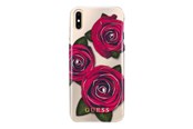 Mobil - Covers & Cases - GUESS Flower Desire Red Rose iPhone X Case - Transparent - GUHCPXROSTR