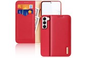 Mobil - Covers & Cases - Dux Ducis Hivo Samsung Galaxy S23+ Flip Case Wallet Stand RFID Lock Red - 6934913031773