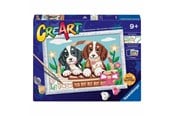 Kreativt Legetøj - Ravensburger CreArt Paint by Numbers - Dogs in a Basket - 12023060 1