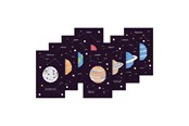 Kreativt Legetøj - PlayMais Mosaic Cards Decorate Solar System - 161010.25