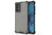 Mobil - Covers & Cases - Hurtel Honeycomb Case Armored Cover with a Gel Frame for Samsung Galaxy A73 Black - 5907769339738