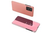 Mobil - Covers & Cases - Hurtel Clear View Case Flip Cover for Samsung Galaxy A73 Pink - 5907769340017