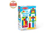 Konstruktionslegetøj - Melissa & Doug Wooden Blocks 100pcs - 6073056