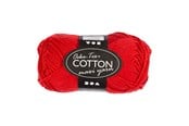 Kreativt Legetøj - Creativ Company Cotton yarn Size 8/8 L: 80-85 M Dark red - 50gr. - 461240