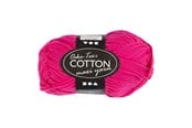 Kreativt Legetøj - Creativ Company Cotton yarn Size 8/8 L: 80-85 M Pink - 50gr. - 461230