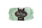 Kreativt Legetøj - Creativ Company Cotton yarn Size 8/8 L: 80-85 M Mint Green - 50gr. - 461210