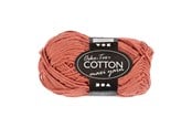 Kreativt Legetøj - Creativ Company Cotton yarn Size 8/8 L: 80-85 M Terracotta - 50gr. - 461130