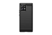 Mobil - Covers & Cases - Hurtel Carbon Case Silicone Case for Motorola Edge 40 Pro - Black - 5907769358661