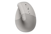 Mus - Logitech Lift Right Vertical - Sand - Vertical mouse - Optisk - 6 knapper - Sand - 910-007771