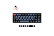 Tastatur - Keychron Q7 QMK Wired - Gateron G Pro Brown - Gaming Tastatur - Uden Numpad - Nordisk - Sort - Q7-M3-BO