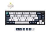 Tastatur - Keychron Q2 Max - keyboard - QMK/VIA custom mechanical ISO layout collection - 65% - QWERTY - Nordic - carbon black Input Device - Tastatur - Nordisk - Hvid - Q2M-M4-BO