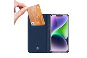 Mobil - Covers & Cases - Dux Ducis iPhone 15 Plus Flip Case and Wallet Skin Pro - Blue - 6934913025390