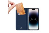 Mobil - Covers & Cases - Dux Ducis iPhone 15 Pro Max Flip Case and Wallet Skin Pro - Blue - 6934913025451