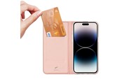 Mobil - Covers & Cases - Dux Ducis iPhone 15 Pro Max Flip Case and Wallet  Skin Pro - Pink - 6934913025468