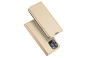 Mobil - Covers & Cases - Dux Ducis Skin Pro Holster Case Flip Cover iPhone 14 Pro Max Gold - 6934913035184