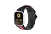 Smartwatch - Tilbehør - Dux Ducis Strap (Outdoor Version) Apple Watch Ultra Strap SE 9 8 7 6 5 4 3 2 1 (49 45 44 42 mm) Nylon Strap Bracelet Black/Red - 6934913035351
