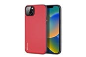 Mobil - Covers & Cases - Dux Ducis  Fino Case Cover Covered With Nylon Material iPhone 14 Plus Red - 6934913036846