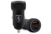 Mobil - Adaptere & Opladere - Ferrari PD-QC 3.0 20W Fast Charge Car Charger - Black - 3666339121266