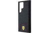 Mobil - Covers & Cases - Ferrari Carbon Stitched Bottom Case for Samsung Galaxy S24 Ultra - Black - 3666339242589