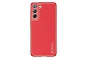 Mobil - Covers & Cases - Dux Ducis Yolo Elegant Case Cover in Samsung Galaxy S22+ (S22 Plus) Leather Cover Red - 6934913040201