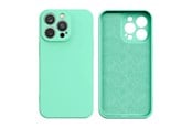 Mobil - Covers & Cases - Hurtel Silicone Case for Samsung Galaxy A14 5G / Galaxy A14 Silicone Cover Mint Green - 9145576273111